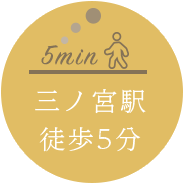 三ノ宮駅徒歩5分
